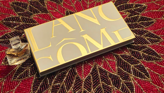 Lancome Holiday 2023 eye and face palette with la vie est Belle mini perfume