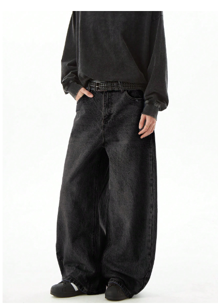 1pc Loose Fit Casual Baggy Jeans