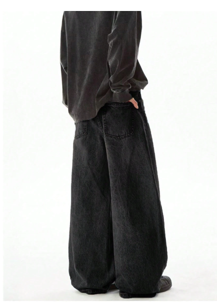 1pc Loose Fit Casual Baggy Jeans